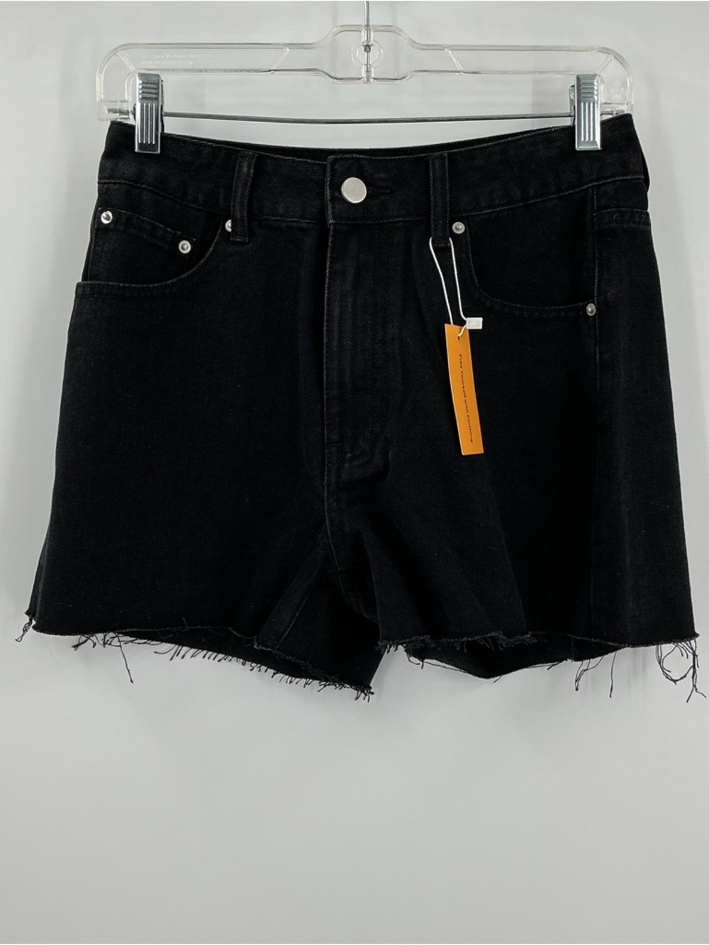 MYOURSA black jean shorts small